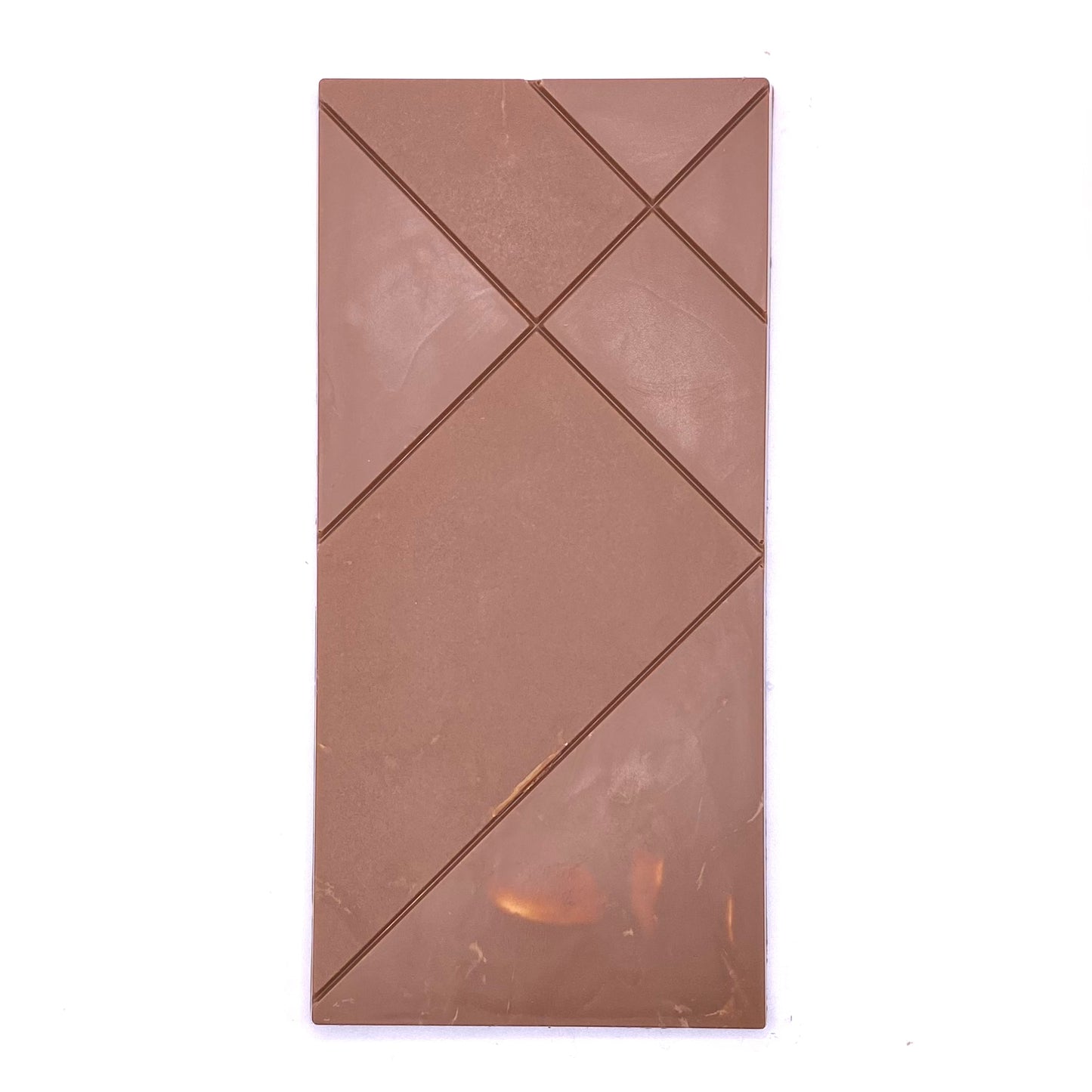 The front of the Milk Chocolate with Toasted Almonds bar.