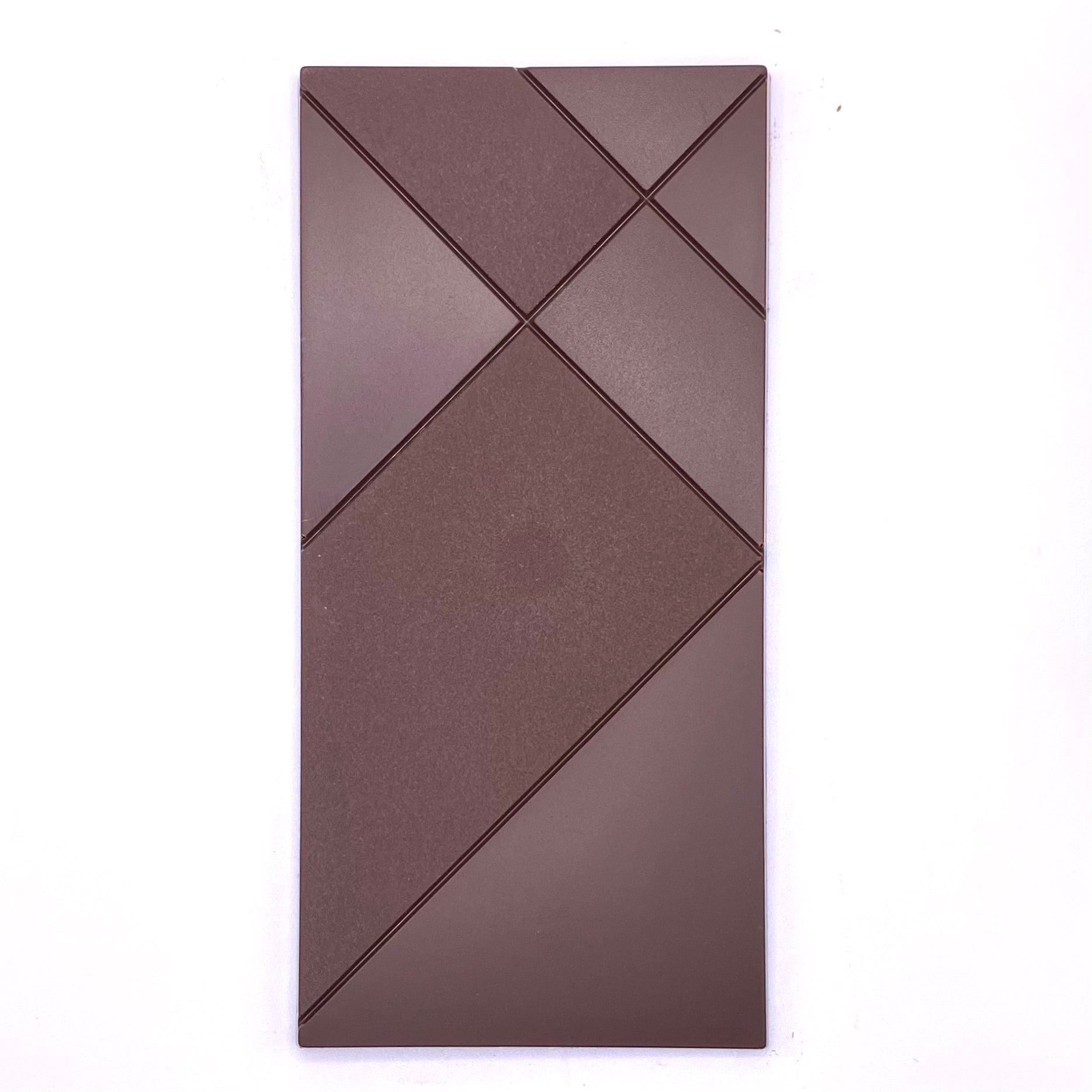 The front of the Dark Milk Chocolate Bar.